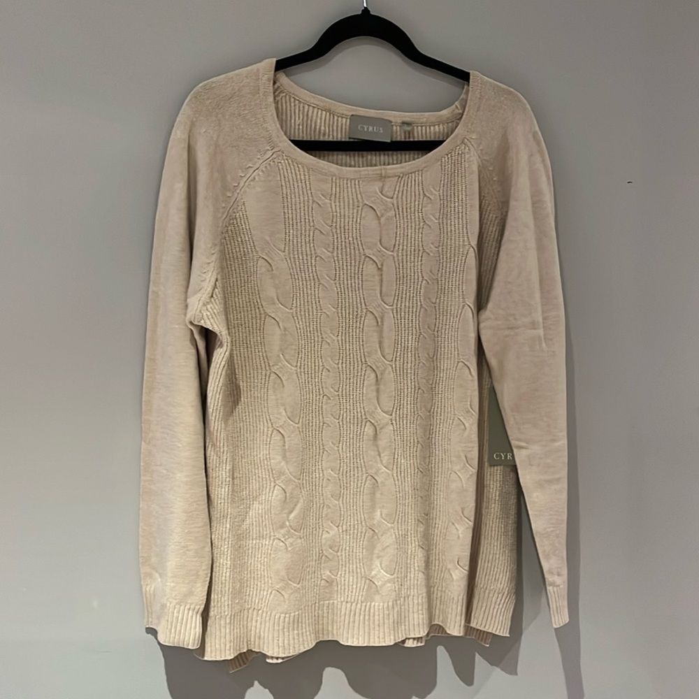 Cyrus brand new large sweater